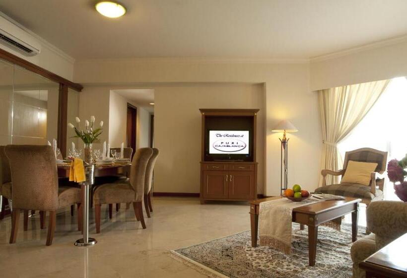 شقة ديلوكس غرفتين نوم, The Residences At Puri Casablanca