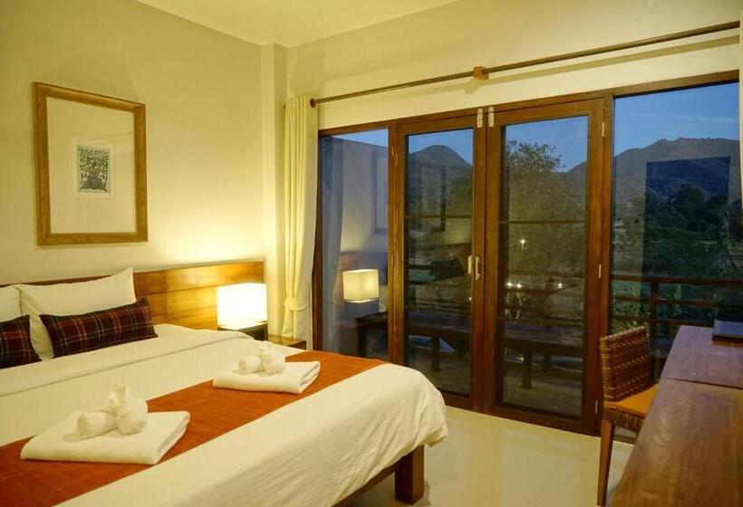 디럭스 룸 산전망, Yoma Hotel, Pai