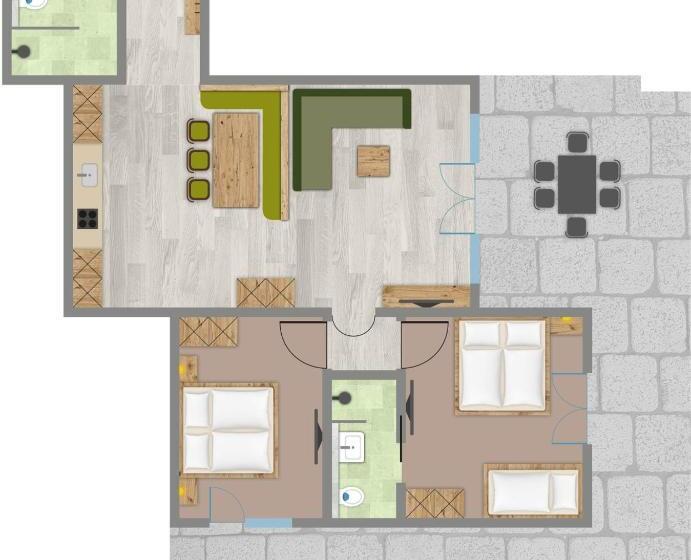 آپارتمان 2 خوابه, Alpenheimat Laurschhof