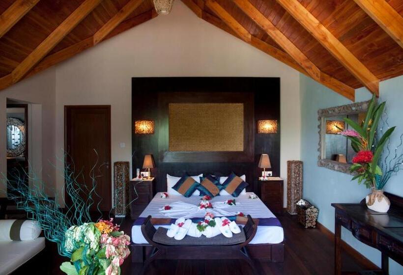 غرفة ديلوكس مطلّة علي البحر, Le Relax Beach House   La Digue