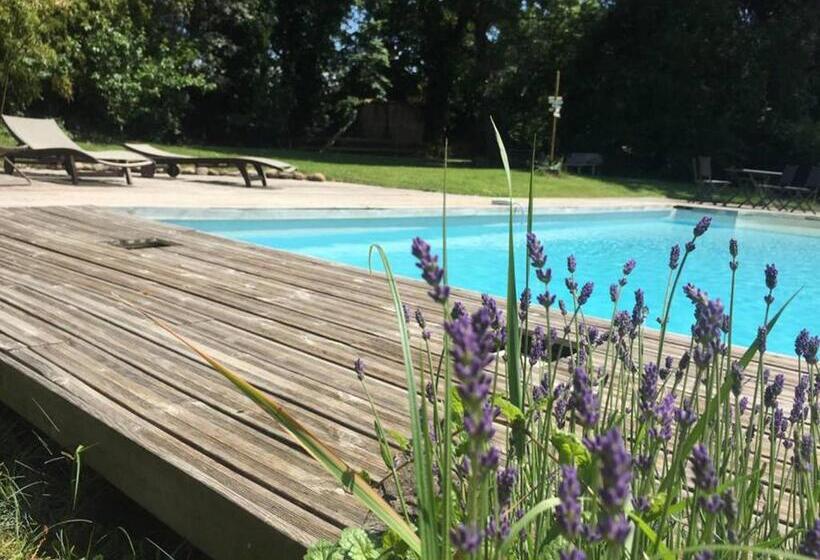 Номер Стандарт Вид на Бассейн, La Grange De La Batone   Bed And Breakfast