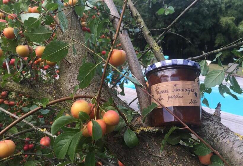 חדר סטנדרט נוף לבריכה, La Grange De La Batone   Bed And Breakfast