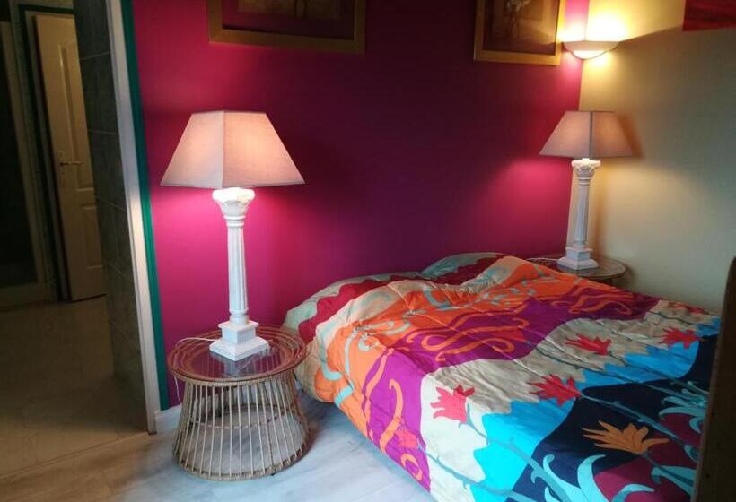 غرفة عائلية مطلّة علي الحديقة, Chez Herveline Le Fer