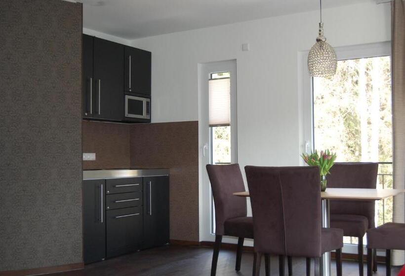 带1个卧室带花园景观的公寓, Waldhotel Rainau