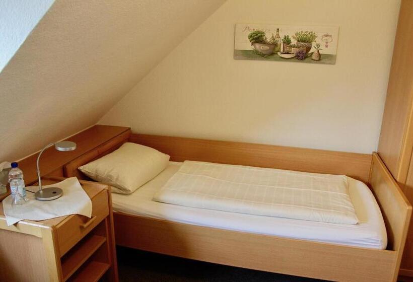 标准单人间共用浴室, Gasthof Klusmeyer