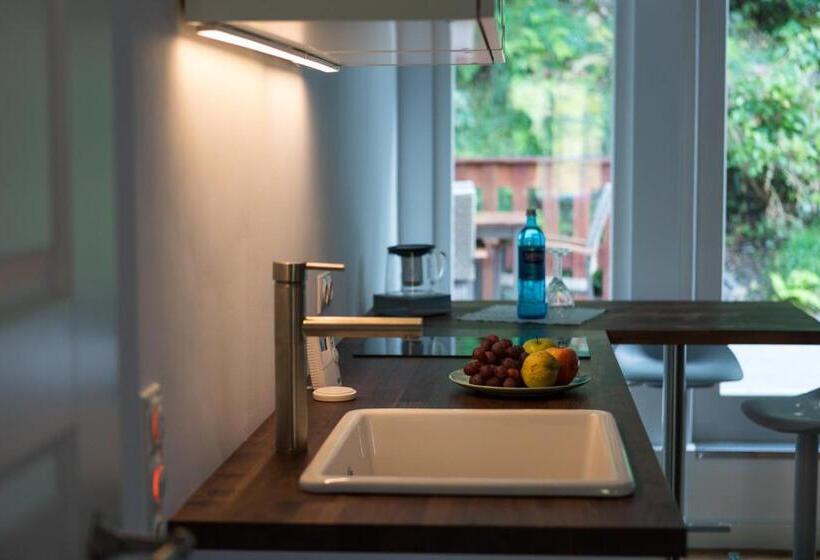 带露台的小型套房, Zur Burgstiege