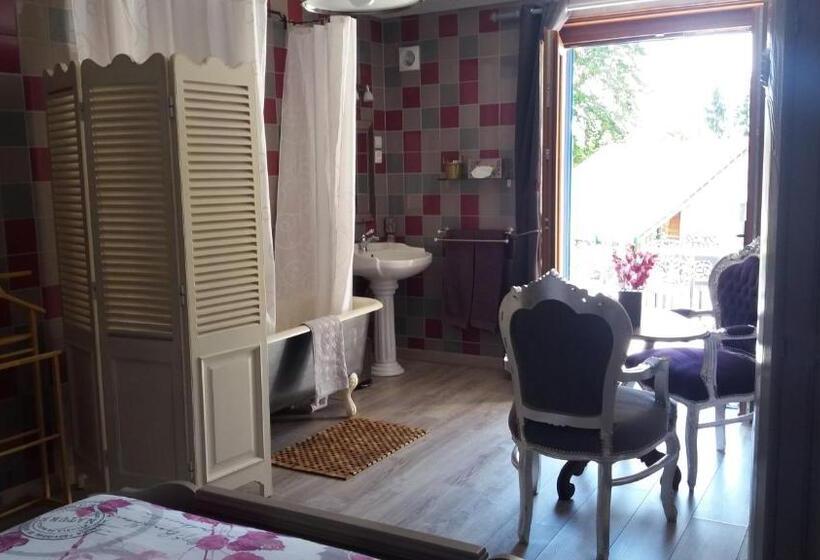 标准间带露台, Au Doubs Cocon Fleuri