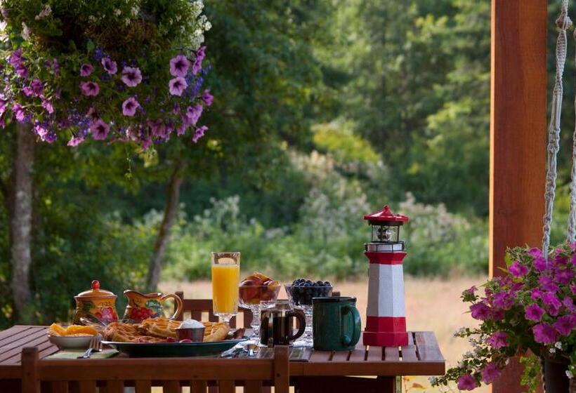 חדר סטנדרט נוף לגינה, Salmon Point B&b