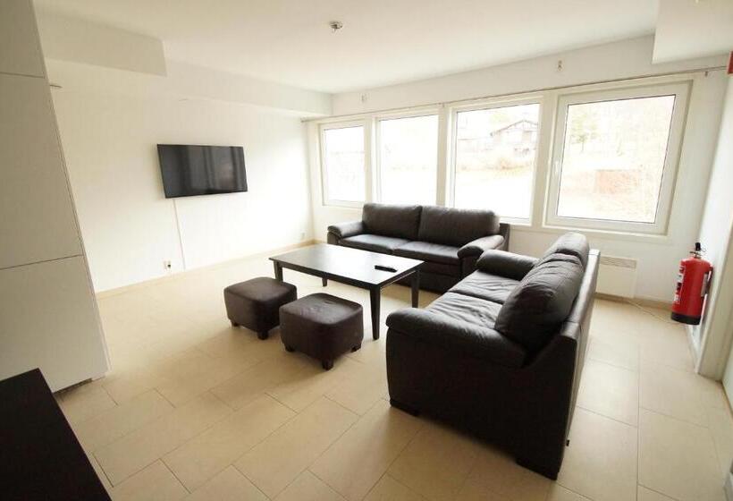 غرفة قياسية فردية حمام مشترك, Namsos Hybelhus