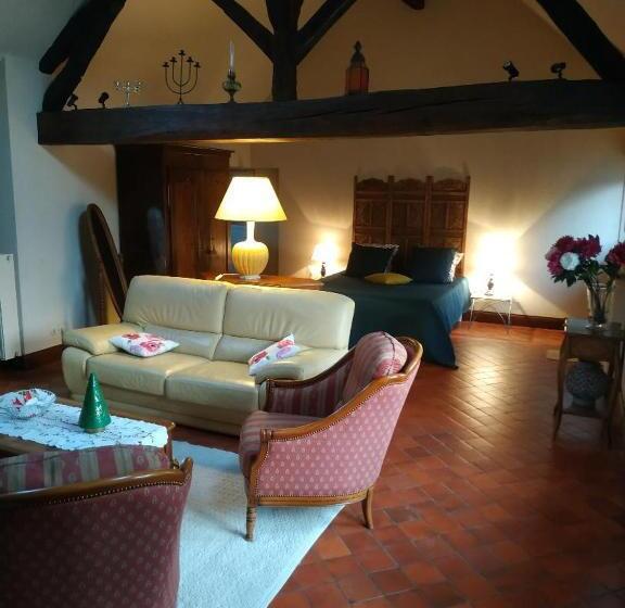 キングサイズベッドのデラックススイート, Closerie Des Laudieres