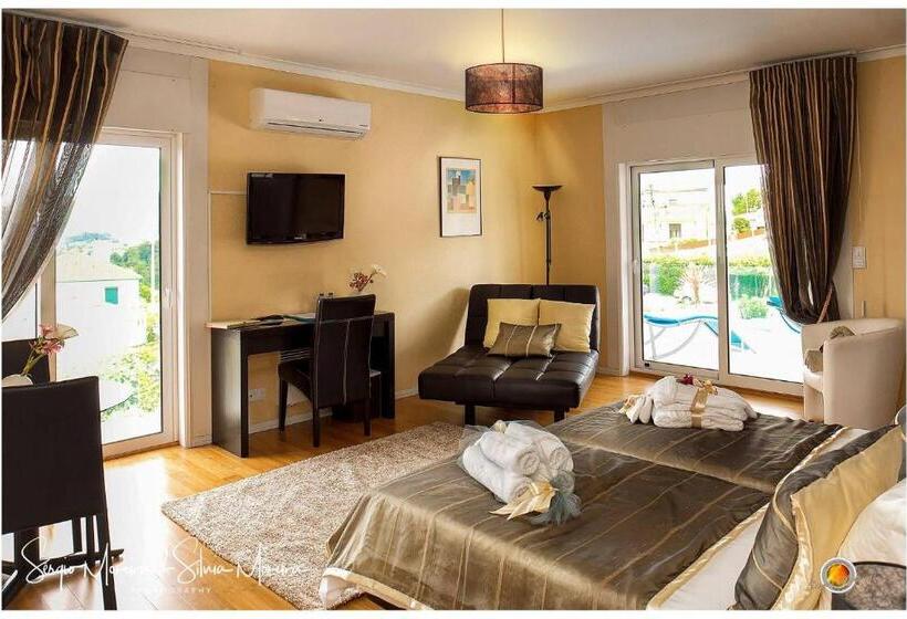 اتاق استاندارد با چشمانداز شهر, B&b Villa Vale Flores