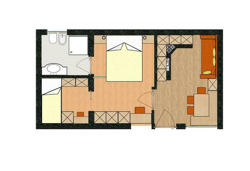 דירת חדר סופריור, Appartamenti Vilin