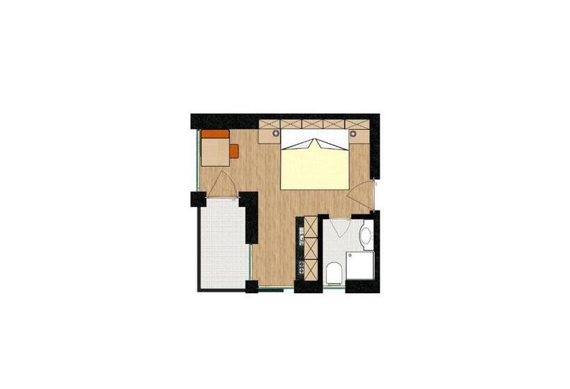 סטודיו סטנדרט עם מרפסת, Appartamenti Vilin