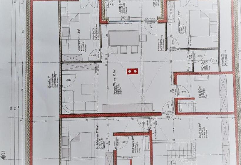 带2个卧室的公寓, Bauernhof Dünser