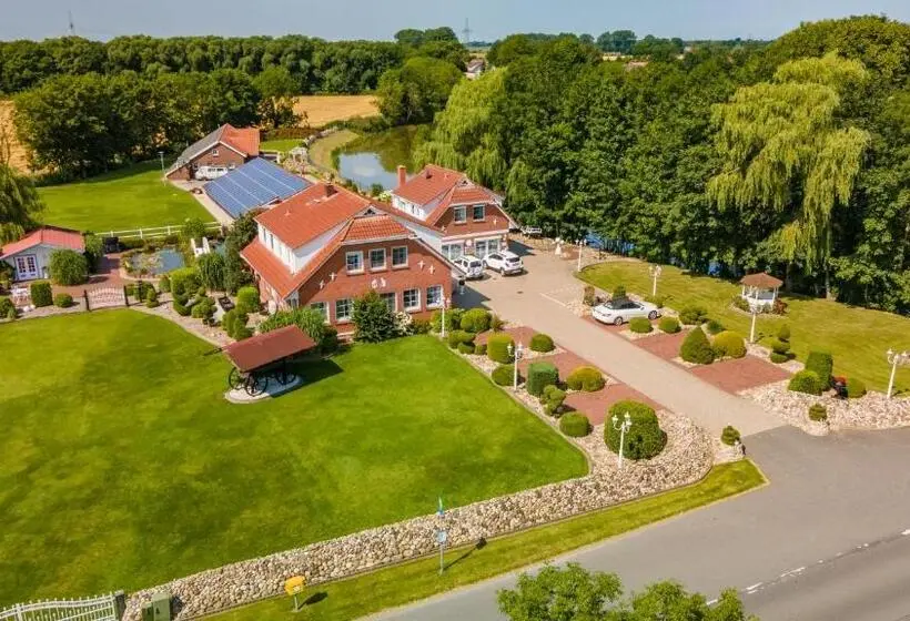 庭の見えるシングルルーム, Landhaus Altebrücke