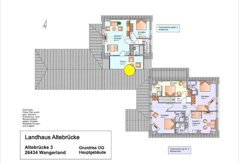 가든 전망 싱글룸, Landhaus Altebrücke