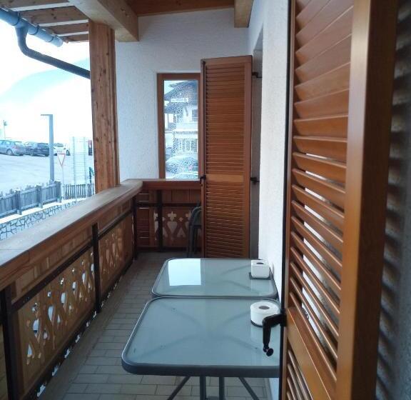 标准间带阳台, Garni Schwarzenstein