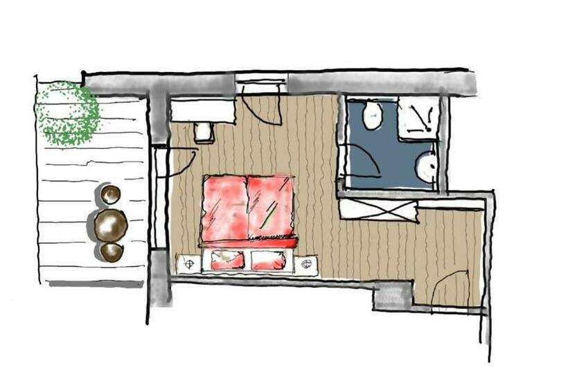 Habitació Estàndard amb Balconada, Regnum Zegg