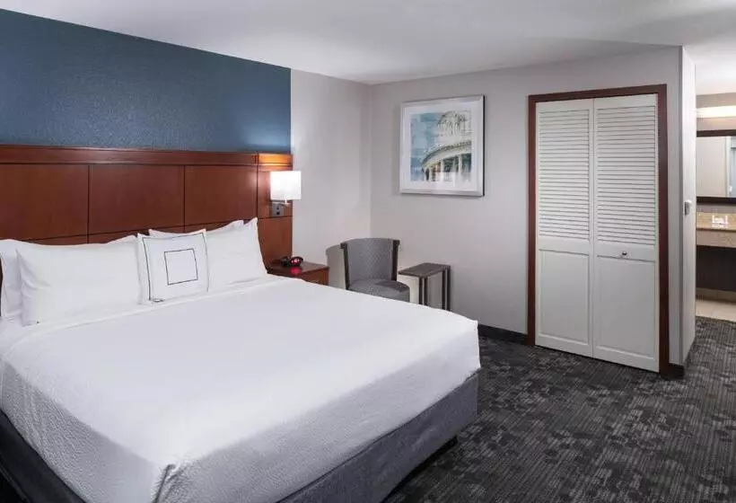 キングサイズベッドのスイートルーム, Courtyard By Marriott Austin Parmer Tech Ridge