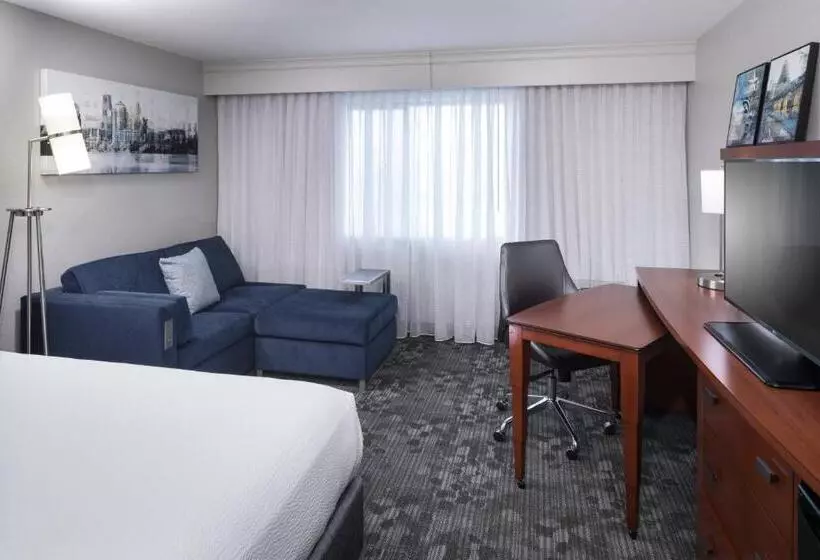 身障者適用キングサイズベッドルーム, Courtyard By Marriott Austin Parmer Tech Ridge