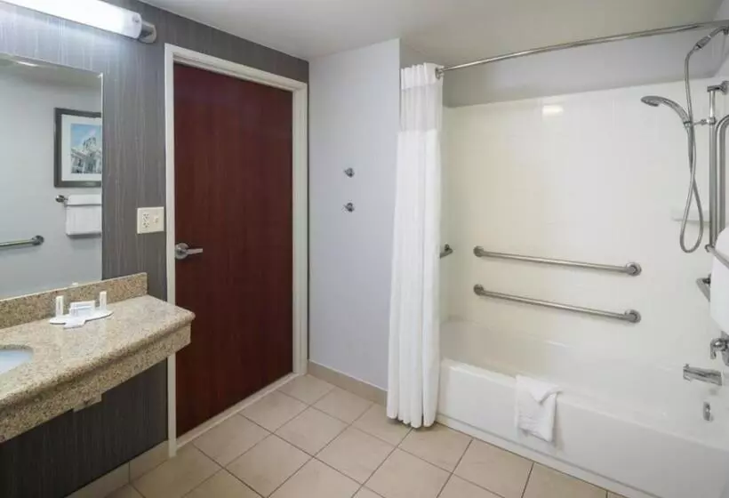 身障者適用キングサイズベッドルーム, Courtyard By Marriott Austin Parmer Tech Ridge