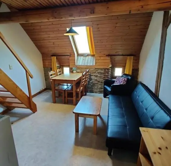 庭の見える1ベッドルームアパートメント, La Ferme De Werpin