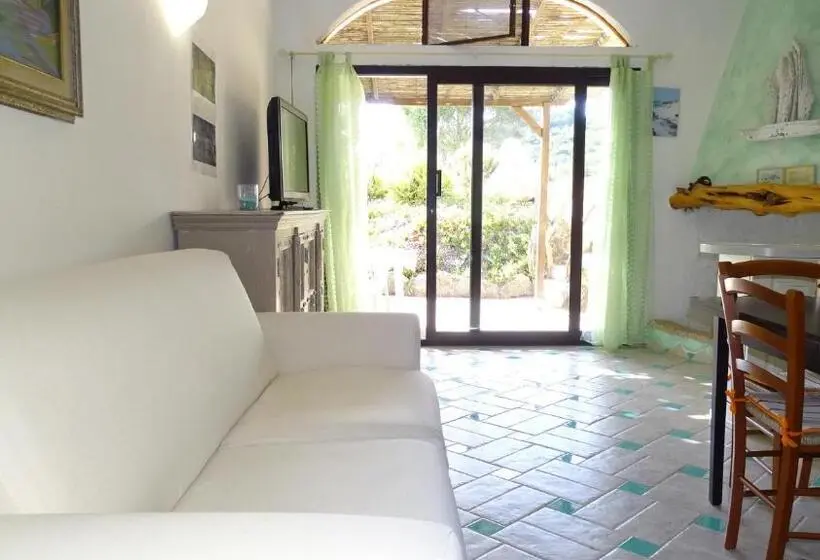 庭の見える１ベッドルームアパートメント, Locanda Domus De Vida Turismo Rurale