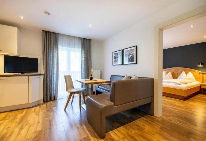 Huoneisto 1 Makuuhuone, Aparthotel Jägerheim