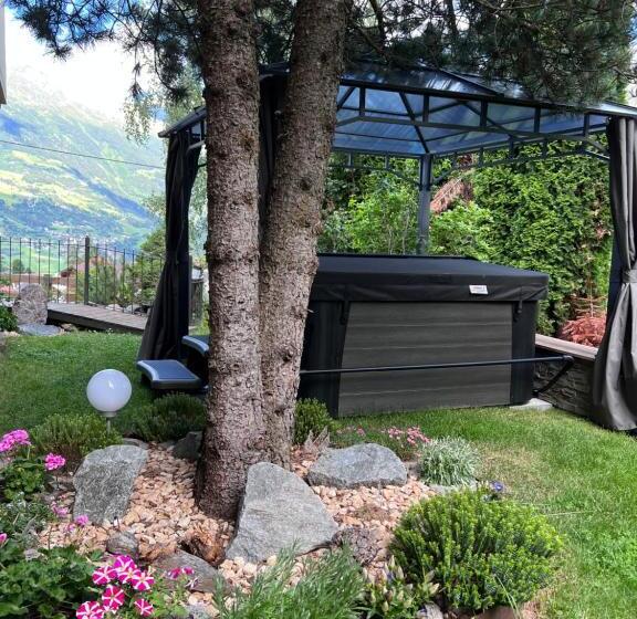 带花园景观及2个卧室的公寓, Alpenapart Ladis Ehemals Alpenapart Alexander