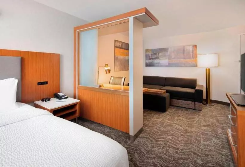 キングサイドベッドのスタンダードワンルーム, Springhill Suites Indianapolis Downtown