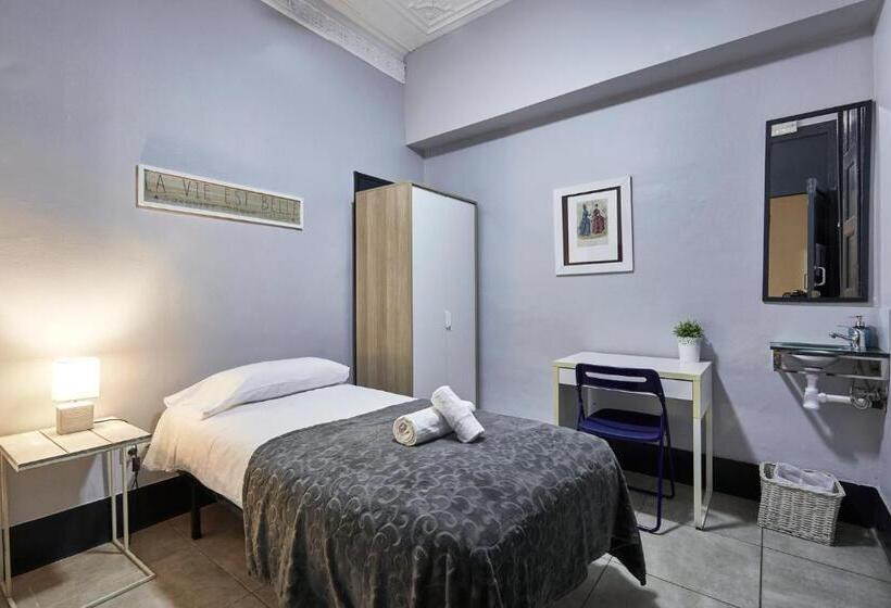 اتاق استاندارد یک تخته با سرویس بهداشتی مشترک, Ella Guest House Barcelona