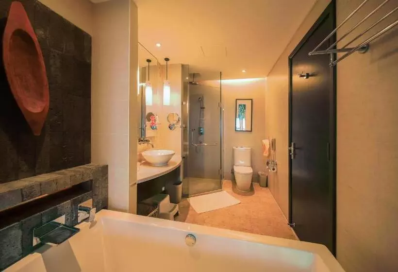 キングサイズベッドのスタンダードルーム, Howard Johnson Resort Sanya Bay