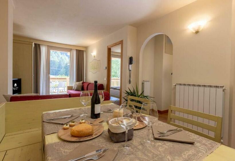 침실 1개 아파트, Residence Club Ponte Di Legno