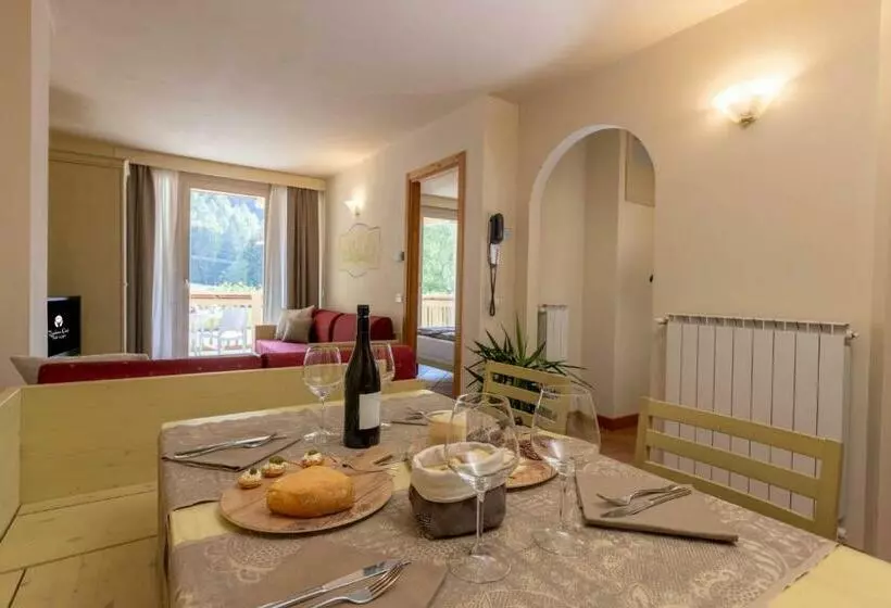 １ベッドルームアパートメント, Residence Club Ponte Di Legno