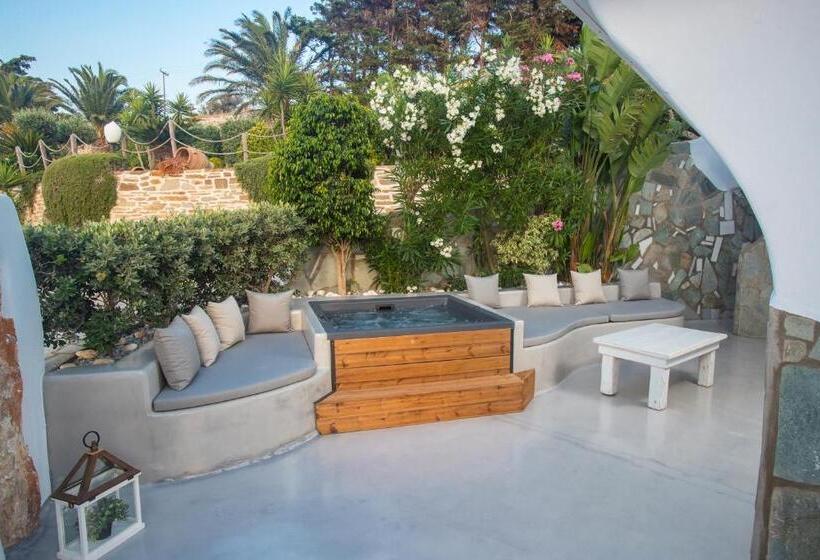 带按摩浴盆的套房, Paros Palace