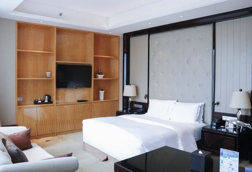 디럭스 스위트 킹 침대, Hilton Nanjing