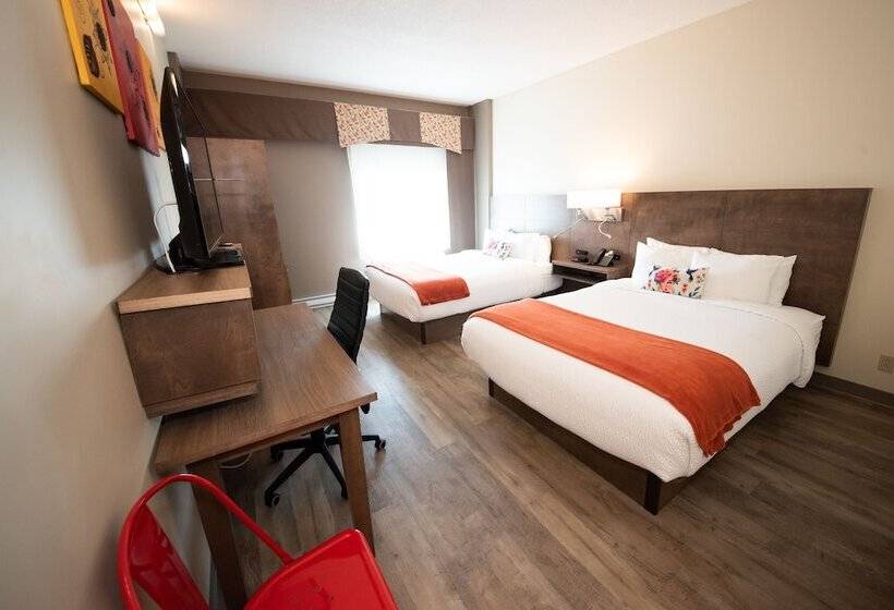 2ダブルベッドのスタンダードルーム, Days Inn By Wyndham Berthierville