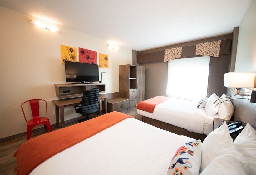 2ダブルベッドのスタンダードルーム, Days Inn By Wyndham Berthierville