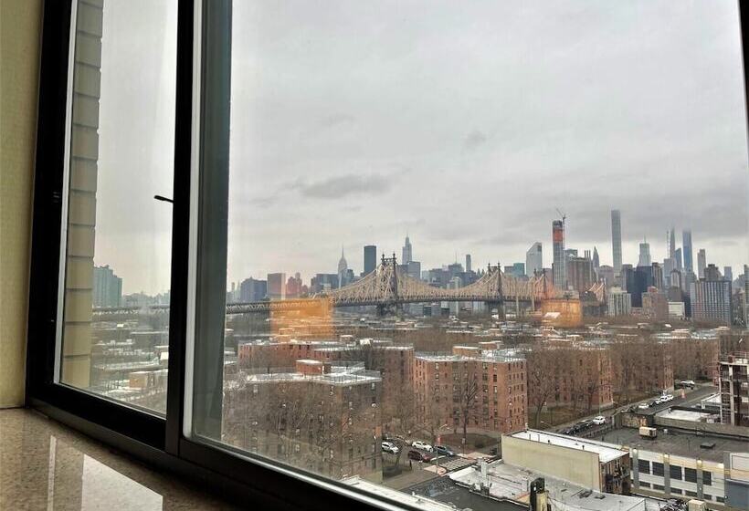 اتاق استاندارد با 2 تخت دوبل, Sleep Inn Long Island City  Manhattan View