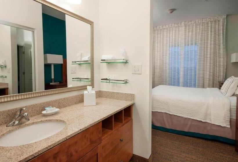 带大床的标准工作室, Residence Inn By Marriott San Antonio North Stone Oak