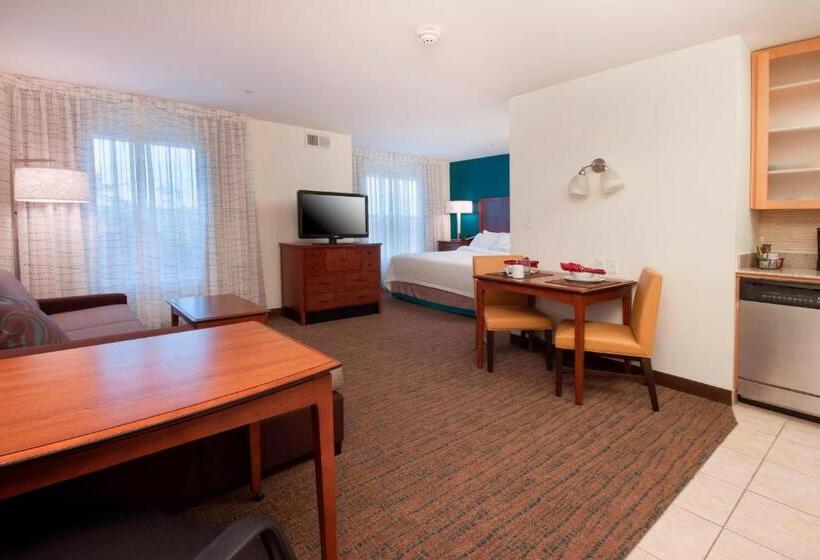 带大床的标准工作室, Residence Inn By Marriott San Antonio North Stone Oak