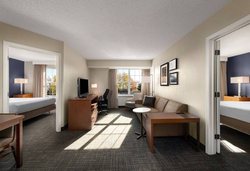 침실 2개 스위트, Residence Inn Mt. Laurel At Bishop's Gate