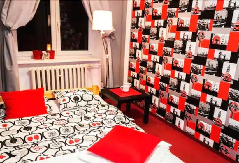 스탠다드 룸 공동 욕실, Absynt Hostel Wrocław