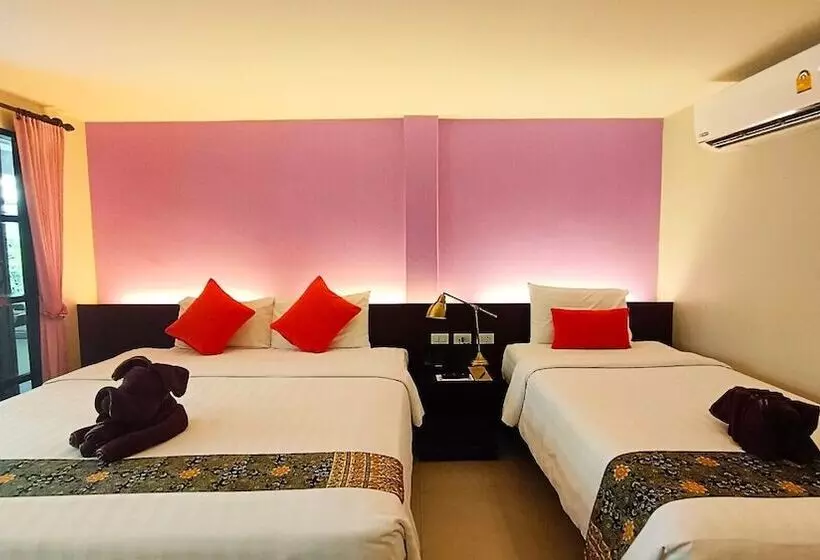 庭の見えるスタンダードトリプルルーム, Chaweng Garden Beach Resort Sha Plus
