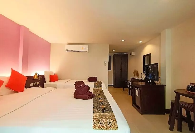 庭の見えるスタンダードトリプルルーム, Chaweng Garden Beach Resort Sha Plus