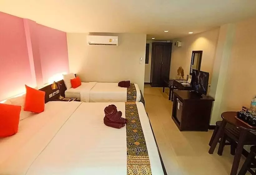 庭の見えるスタンダードトリプルルーム, Chaweng Garden Beach Resort Sha Plus