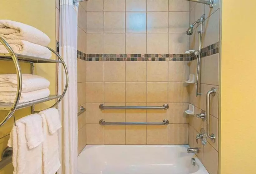 身障者適用キングサイズベッドルーム, La Quinta By Wyndham Ft. Worth   Forest Hill, Tx