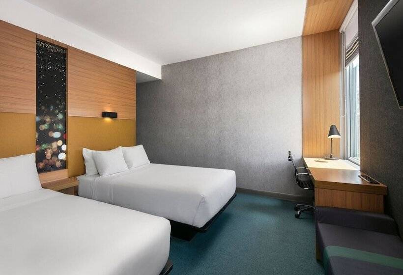 스탠다드 룸 더블 침대 2개, Aloft Bogota Airport