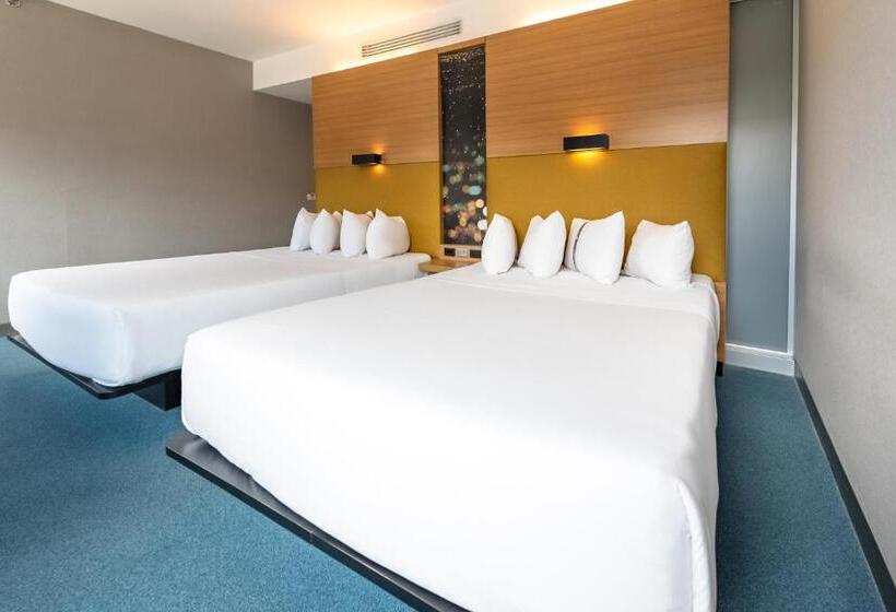 스탠다드 룸 더블 침대 2개, Aloft Bogota Airport