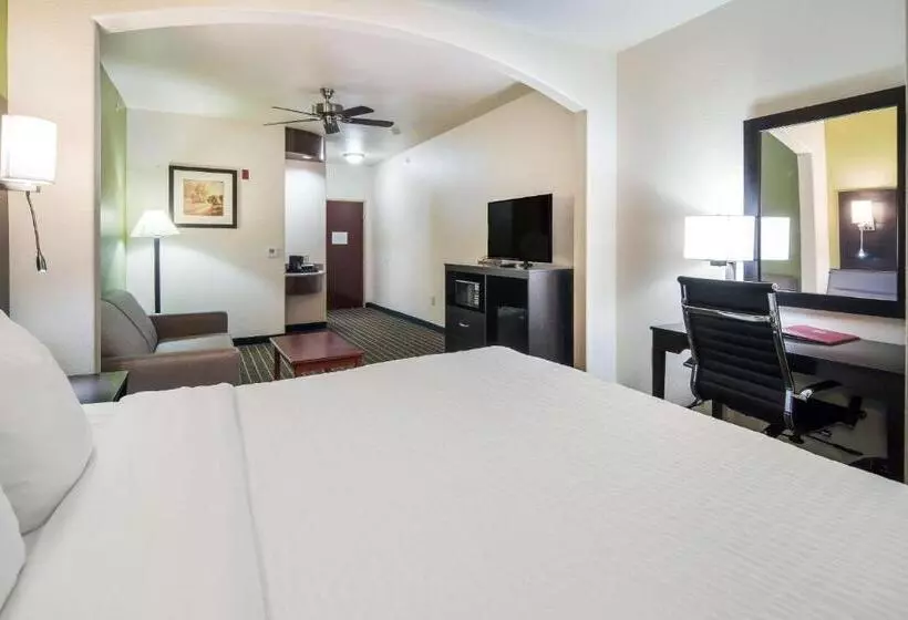 キングサイズベッドのスイートルーム, Clarion Inn & Suites Weatherford South